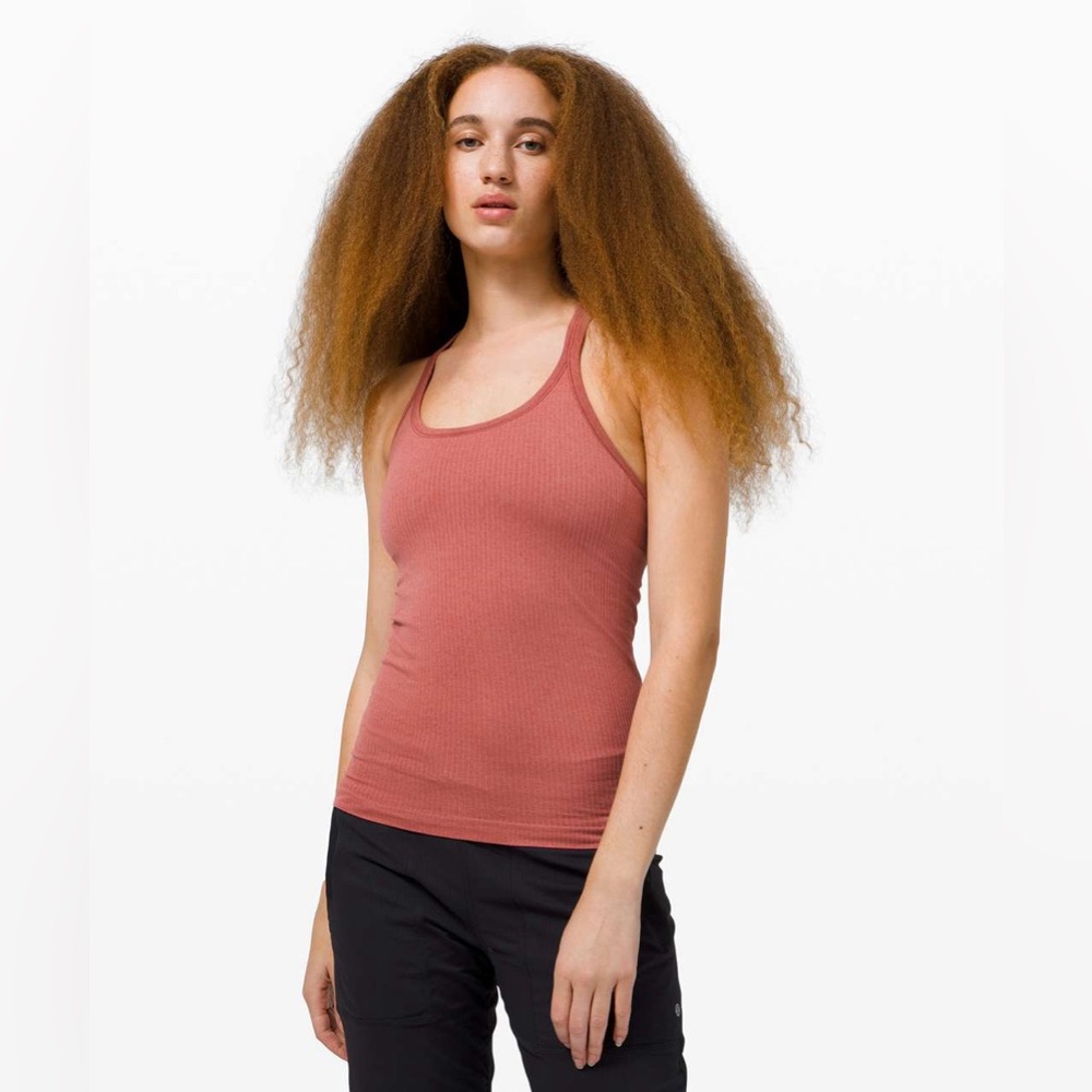 Lululemon Ebb to Street Tank (Soft Cranberry)